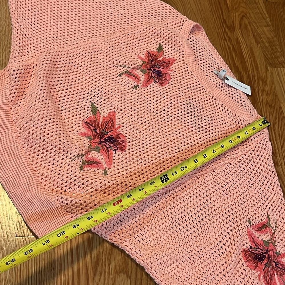 Anthropologie Pilcro Open-Stitch Sweater Size XS NWT - Picture 6 of 14